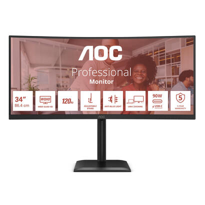 monitor-aoc-34-cu34e4cv-2109-2xhdmidpusb-c-curved-blk