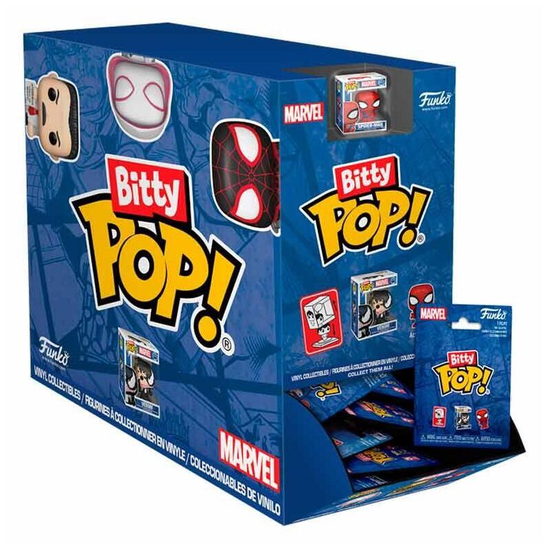 pack-de-32-unidades-figura-mystery-bitty-pop-marvel-spider-man-surtido