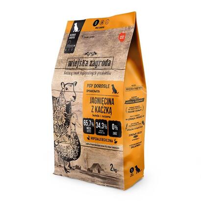 alimento-seco-para-perros-wiejska-zagroda-lamb-with-duck-s-2kg