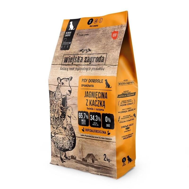 alimento-seco-para-perros-wiejska-zagroda-lamb-with-duck-s-2kg