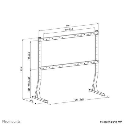soporte-neomounts-tischhalterung-800x400mm-60kg-45-90-fix-hov-negro soporte-neomounts-tischhalterung-800x400mm-60kg-45-90-fix-hov-negro