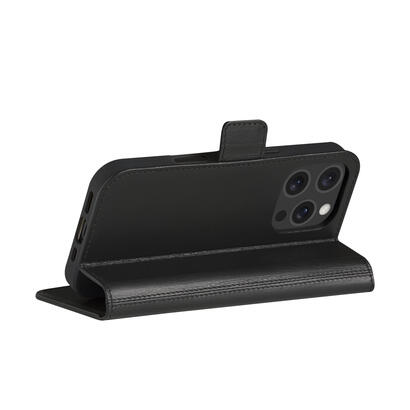 dbramante1928-copenhagen-funda-con-tapa-para-telefono-movil-cuero-de-grano-entero-negro-para-apple-iphone-16-pro