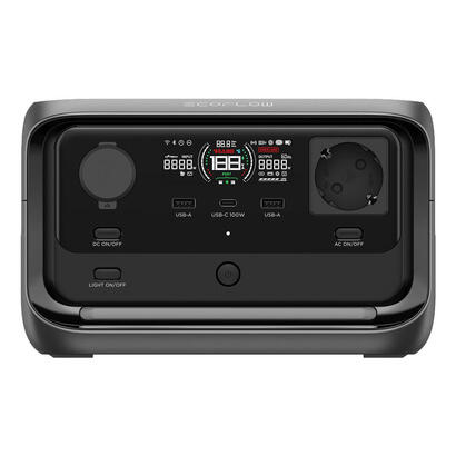 ecoflow-river-3-plus-tragbare-powerstation-negro-286-wh-x-boost-2400w-lfp-akku-efriver3plus-eu-cbox