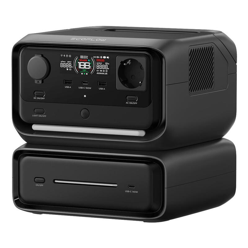 ecoflow-river-3-max-river-3-plus-bateria-adicional-eb300-central-electrica-negra-572-wh-x-boost-2400w-2-baterias-lfp-efriver3max