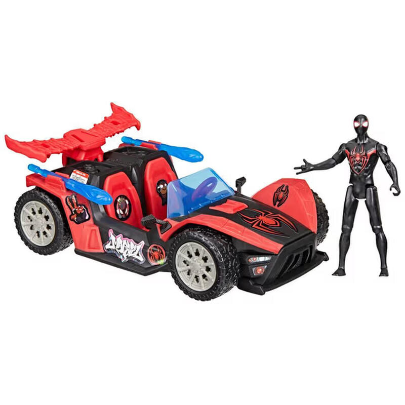coche-lanzador-figura-miles-morales-venom-versus-epic-world-of-action-spider-man-marvel