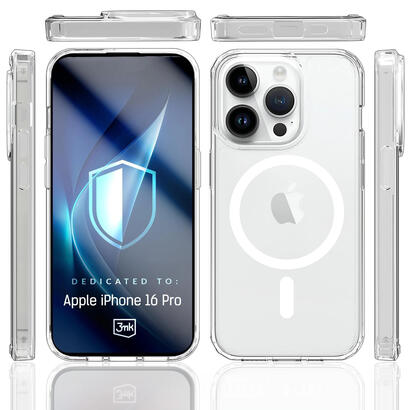 3mk-armor-magcase-funda-para-iphone-16-pro-16-cm-63-transparente
