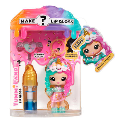 mga-entertainment-yummiland-lip-gloss-doll-mystery-color-change-phoebe-frappe-muneca-546085-euc