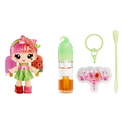 mga-entertainment-yummiland-lip-gloss-doll-mystery-color-change-poppy-melonberry-muneca-546160-euc
