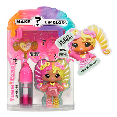 mga-entertainment-yummiland-lip-gloss-doll-mystery-color-change-mila-mallows-muneca-546559-euc