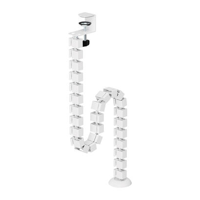neomounts-ads06-131wh-organizador-vertebral-de-cables-montaje-de-abrazadera-universal