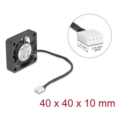 delock-axiallufter-12-v-dc-40-x-40-x-10-mm-negro