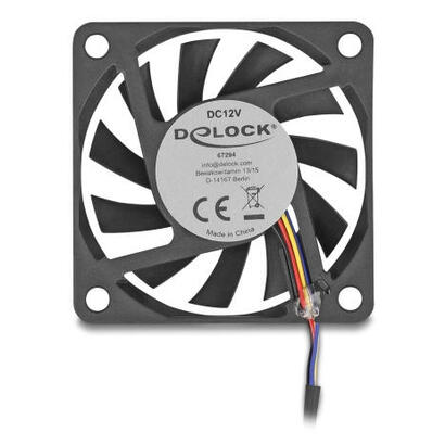 delock-axiallufter-12-v-dc-60-x-60-x-10-mm-negro