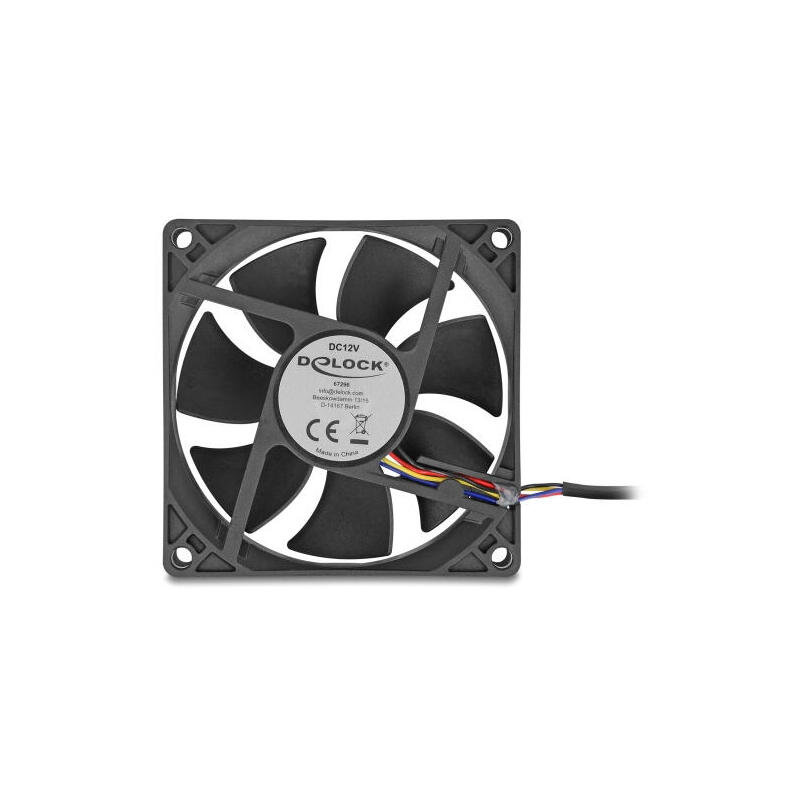 delock-axiallufter-12-v-dc-80-x-80-x-25-mm-negro delock-axiallufter-12-v-dc-80-x-80-x-25-mm-negro