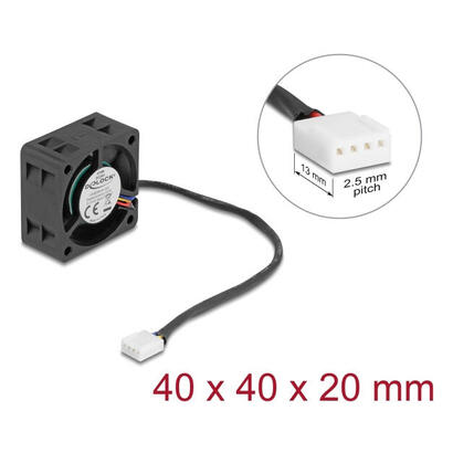 delock-axiallufter-24-v-dc-40-x-40-x-20-mm-negro
