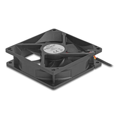 delock-axiallufter-24-v-dc-92-x-92-x-25-mm-negro