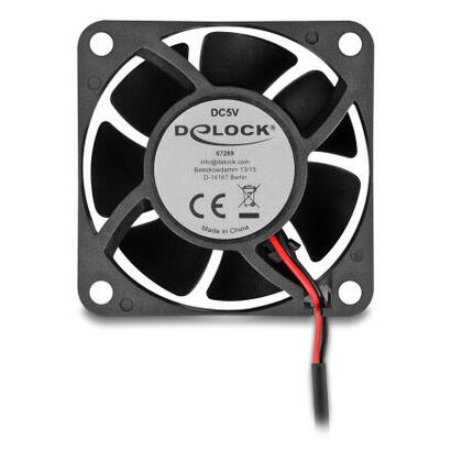 delock-axiallufter-5-v-dc-60-x-60-x-25-mm-negro