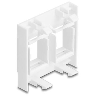delock-easy-45-modulomit-zwei-keystone-halterungen-45-x-45-mm-blanco-blanco