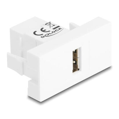 delock-easy-45-modulousb-20-typ-a-hembra-a-usb-20-typ-b-hembra-blanco