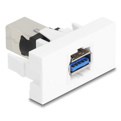 delock-easy-45-modulousb-5-gbps-typ-a-hembra-a-usb-5-gbps-typ-b-hembra-blanco