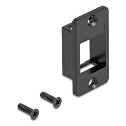 delock-keystone-halterung-para-gehause-y-panel-mount-konisch-negro