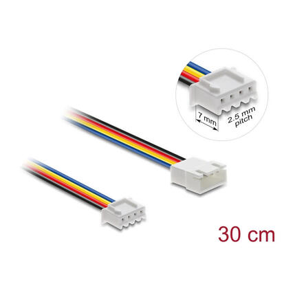delock-lufter-cable-de-extension-jst-pwm-macho-30-cm