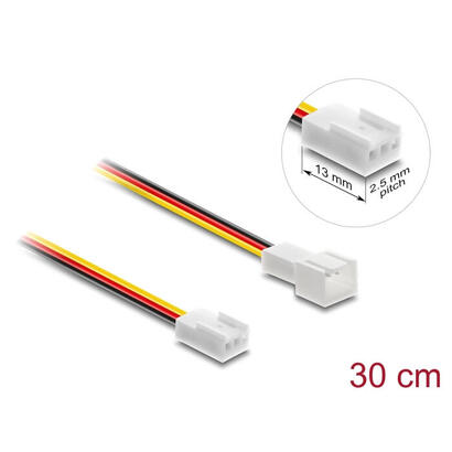 delock-lufter-cable-de-extension-macho-a-hembra-3-pin30-cm