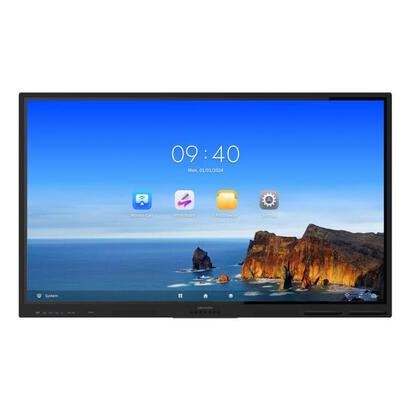 hikvision-value-series-ds-d5b75rbel-pizarra-blanca-interactiva-1905-cm-75-3840-x-2160-pixeles-pantalla-tactil-negro-hdmi