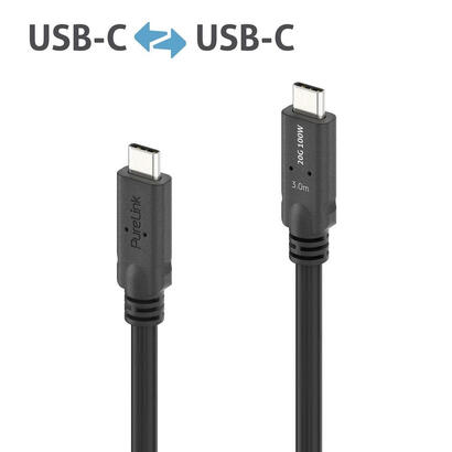 purelink-pi6600-020-cable-usb-usb4-gen-2x2-2-m-usb-c-negro