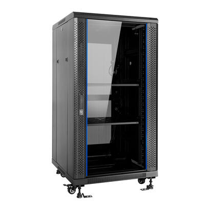 aiten-data-ai6822-armario-de-suelo-22u-ancho-600-fondo-800-con-accesorios-ruedas-con-freno-negro