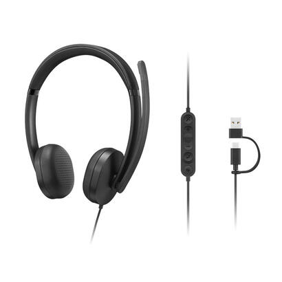 auriculares-lenovo-voip-headset-5000-alambrico-d-usb-tipo-c-negro