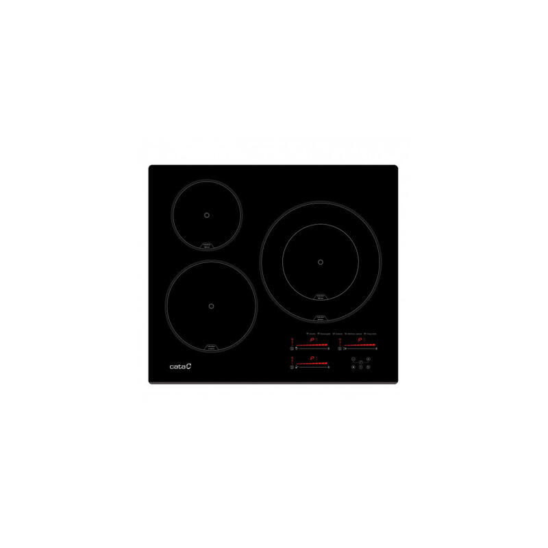 cata-insb-6028-bk-hob-induction-width-59cm-3-cooking-zones-touch-control-black cata-insb-6028-bk-hob-induction-width-59cm-3-cooking-zones-touch-control-black