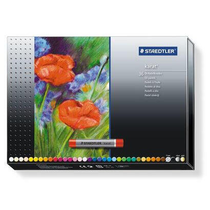 staedtler-pasteles-al-oleo-2420-pack-de-36-ceras-blandas-resistencia-a-la-rotura-extremadamente-brillantes-colores-surtidos