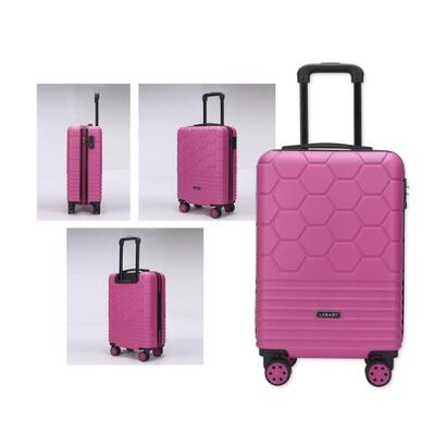 lagart-maleta-trolley-de-cabina-rigida-55x34x235cm-cierre-tsa-ruedas-dobles-360a-fucsia
