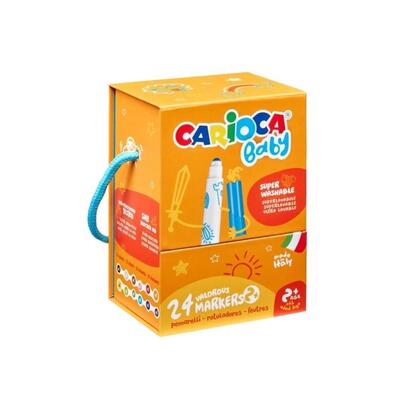 carioca-baby-caja-rigida-con-24-rotuladores-punta-redonda-y-bloqueada-para-la-maxima-seguridad-superlavables-