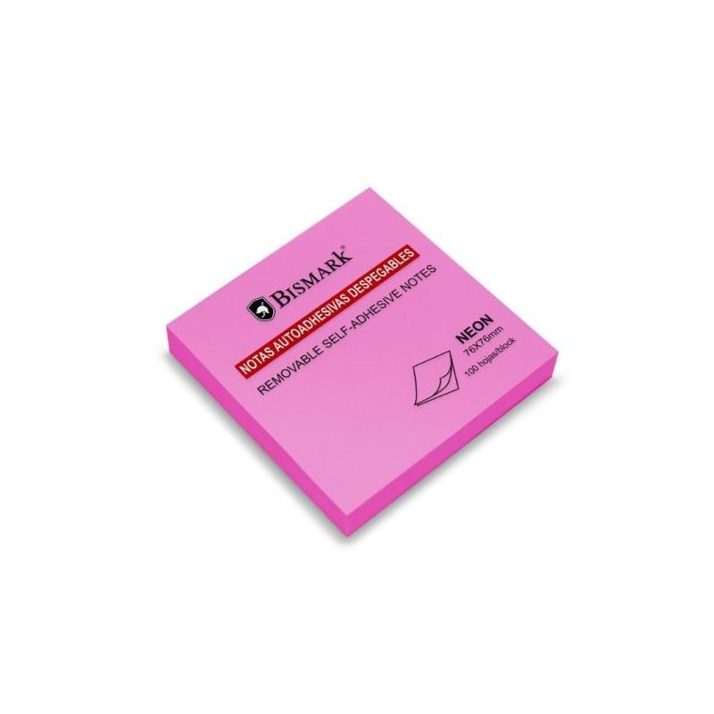 pack-de-12-unidades-bismark-bloc-de-100-notas-adhesivas-76x76mm-magenta-neon