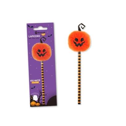 pack-de-12-unidades-bismark-lapiz-diseao-calabaza-pompon-suave-con-forma-de-calabaza