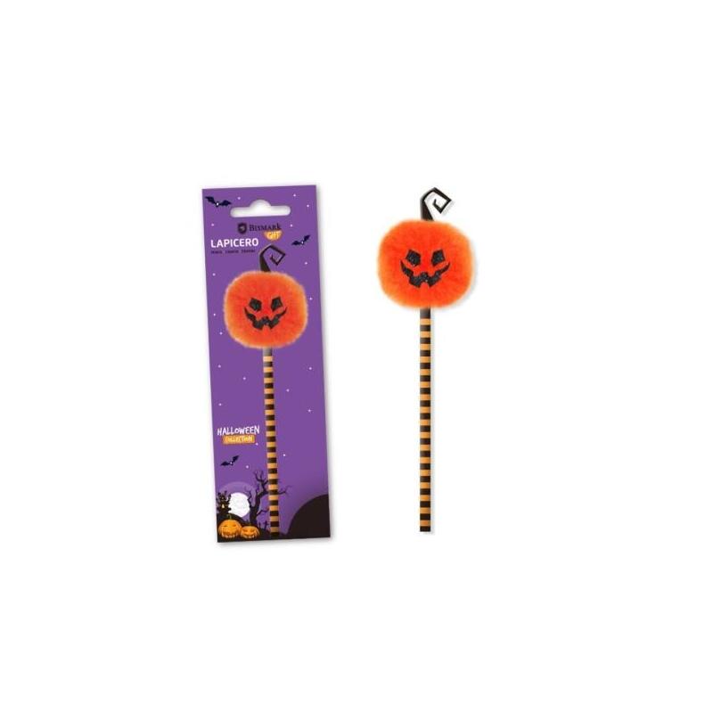 pack-de-12-unidades-bismark-lapiz-diseao-calabaza-pompon-suave-con-forma-de-calabaza