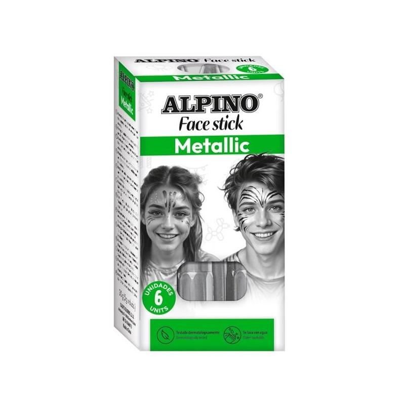 alpino-fiesta-face-stick-pack-con-6-barritas-de-pintura-facial-sistema-retractil-giratorio-se-lava-con-agua-