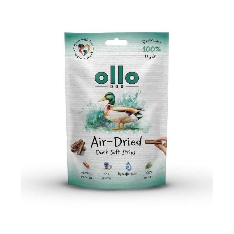ollo-air-dried-duck-strips-premio-para-perros-80g
