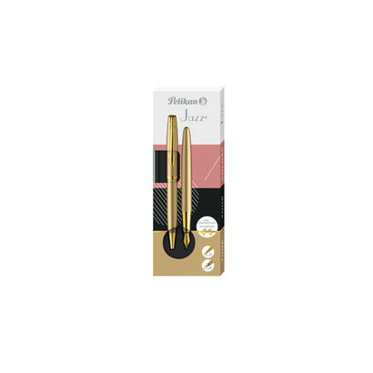 pelikan-set-boligrafo-estilografica-jazz-noble-elegance-tinta-azul-color-oro-estuche-de-regalo