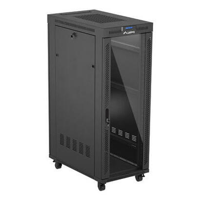 lanberg-rack-cabinet-19-free-standing-32u-600x1000-flat-pack-glass-door-lcd-black