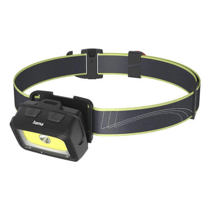 hama-hl350-negro-azul-amarillo-linterna-con-cinta-para-cabeza-led