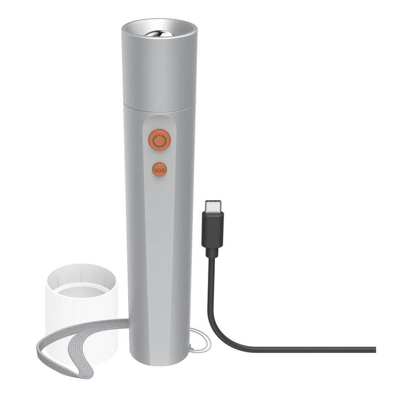 hama-fl350-c-plata-linterna-de-mano-led