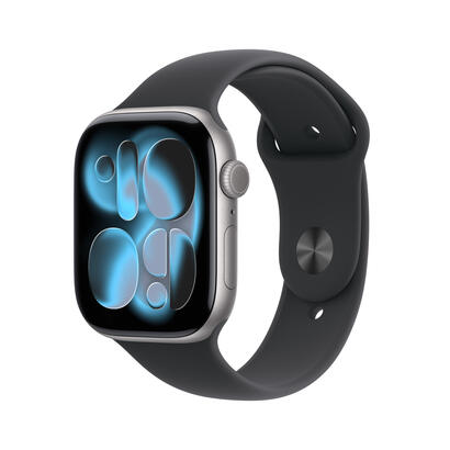 apple-watch-series-11-gris-aluminio-46-mm-correa-deportiva-negra-sm-celular-mfc94zra