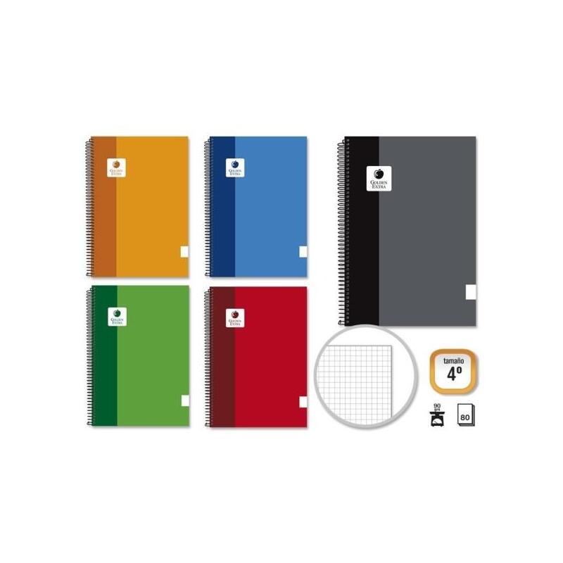 pack-de-5-unidades-golden-extra-cuaderno-espiral-4a-80-hojas-90grs-cuadricula-margen-remarcado-tapa-forrada-