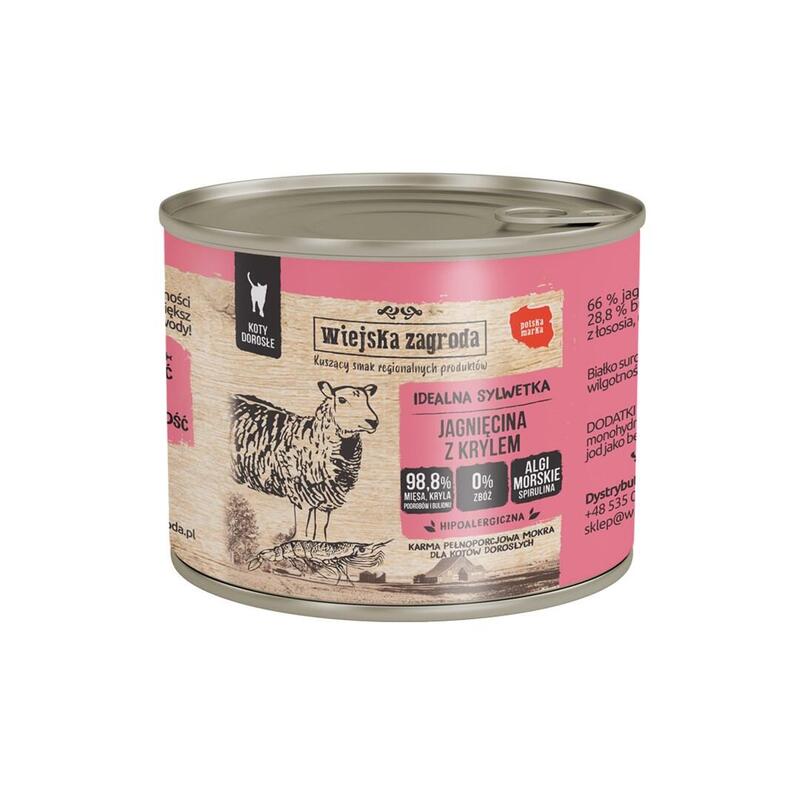 wiejska-zagroda-lamb-with-krill-comida-humeda-para-gatos-200g