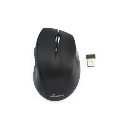 mediarange-mros105-yu-teclado-raton-incluido-hogar-oficina-rf-inalambrico-qwertz-negro-plata