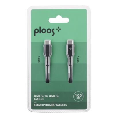 cable-ploos-usb-c-plusbdatactc1mk-usb-12-m-negro
