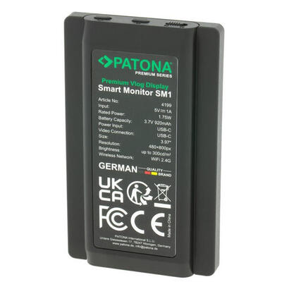 patona-4199-monitor-para-camara-101-cm-397-negro-480-x-800-pixeles-pantalla-tactil