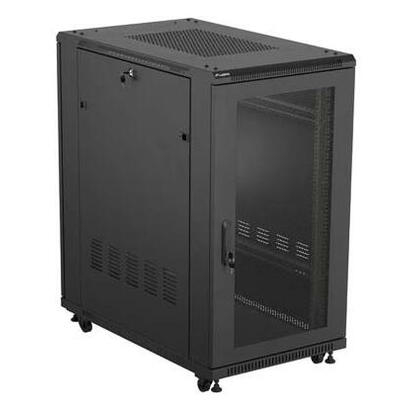 armario-lanberg-rack-19-22u-600x1000-flat-pack-puerta-perforada-negro